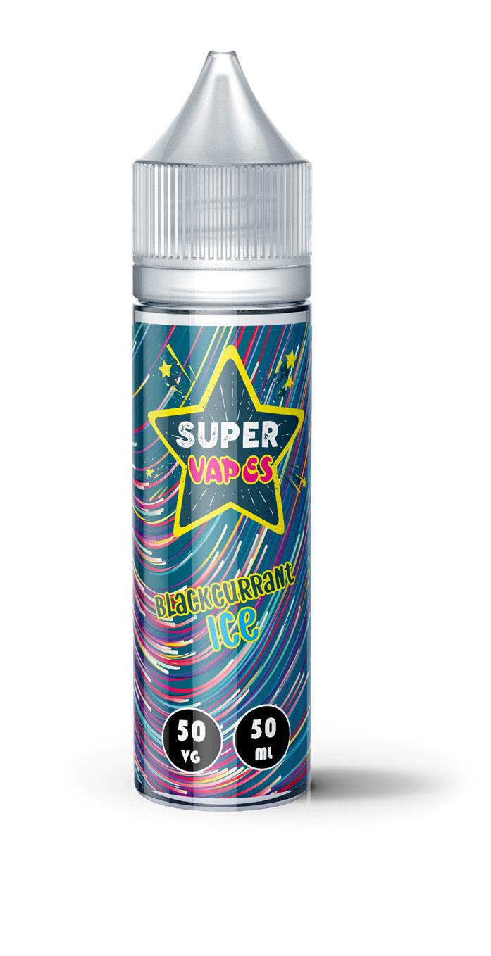 Blackcurrant Ice 50ml Shortfill by Super Vapes
