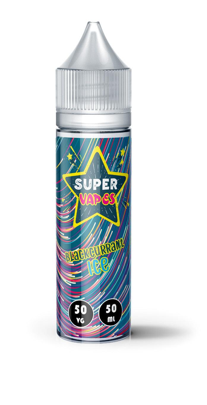 Blackcurrant Ice 50ml Shortfill by Super Vapes - Diamond Mist E-Liquid