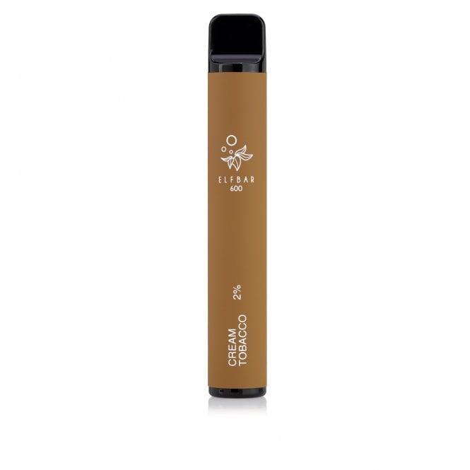 Cream Tobacco Flavour Elf Bar 600 Disposable by Elf Bar
