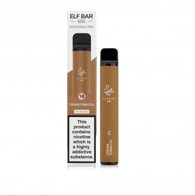 Cream Tobacco Flavour Elf Bar 600 Disposable by Elf Bar - Diamond Mist E-Liquid
