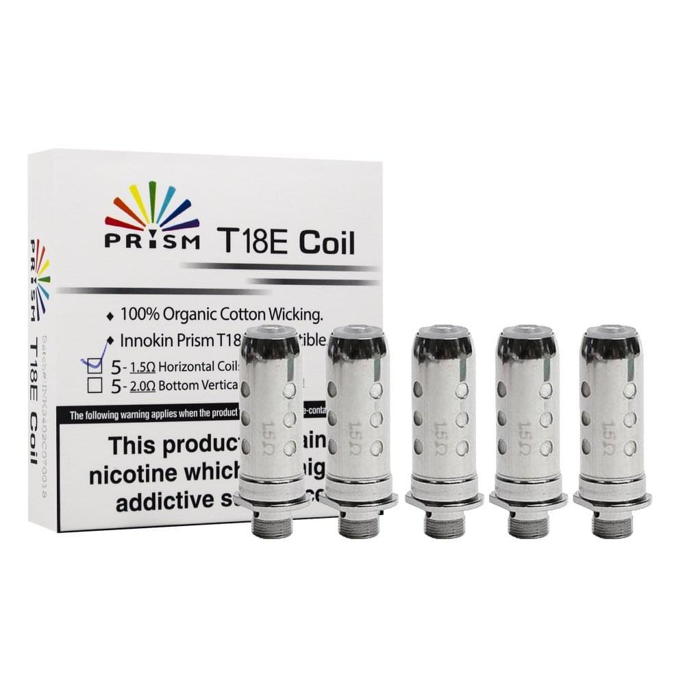 Innokin Prism T18E coils - Pack of 5 - Diamond Mist E-Liquid