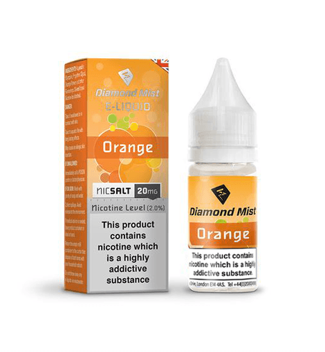 Orange Nic Salt by Diamond Mist - Diamond Mist E-Liquid