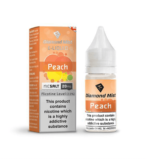 Peach Nic Salt by Diamond Mist - Diamond Mist E-Liquid