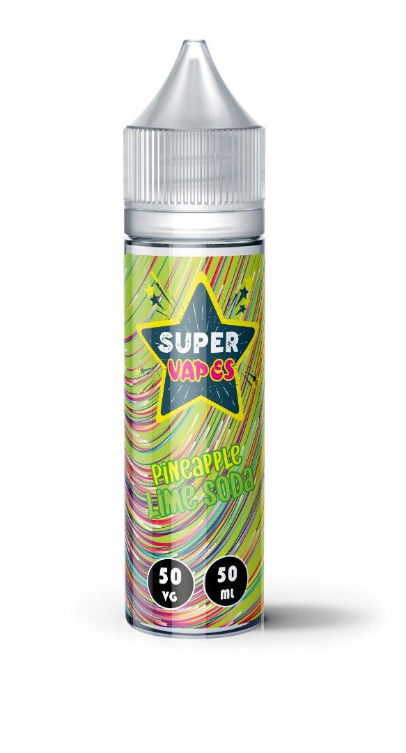 Pineapple Lime Soda 50ml Shortfill by Super Vapes - Diamond Mist E-Liquid