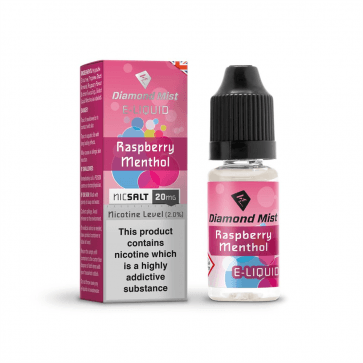 Raspberry Menthol Nic Salt by Diamond Mist - Diamond Mist E-Liquid