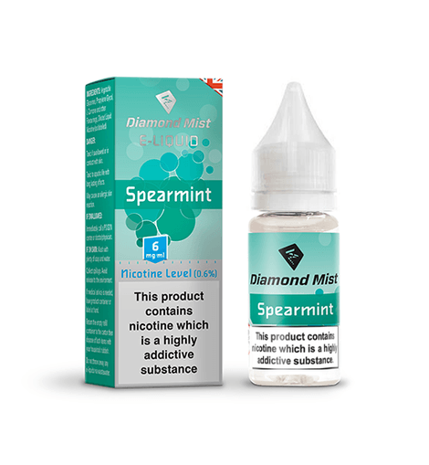Spearmint E-Liquid By Diamond Mist | Free Delivery Spearmint E-Liquid By Diamond Mist | Free Delivery