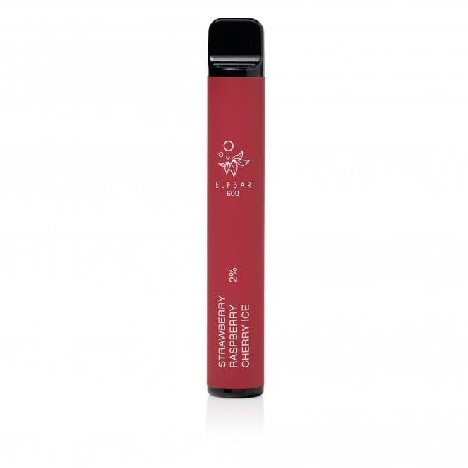 Strawberry Raspberry Cherry Ice Flavour Elf Bar 600 Disposable by Elf Bar